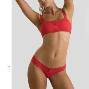 Never Been Worn Gigi C's  Red Bikini Set
